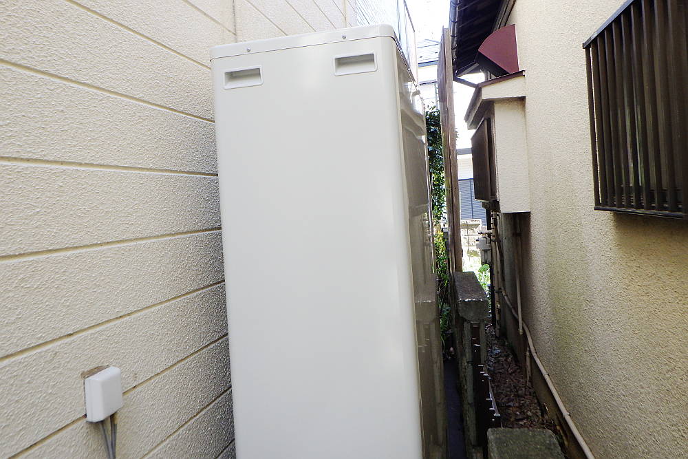 交換後のエコキュート