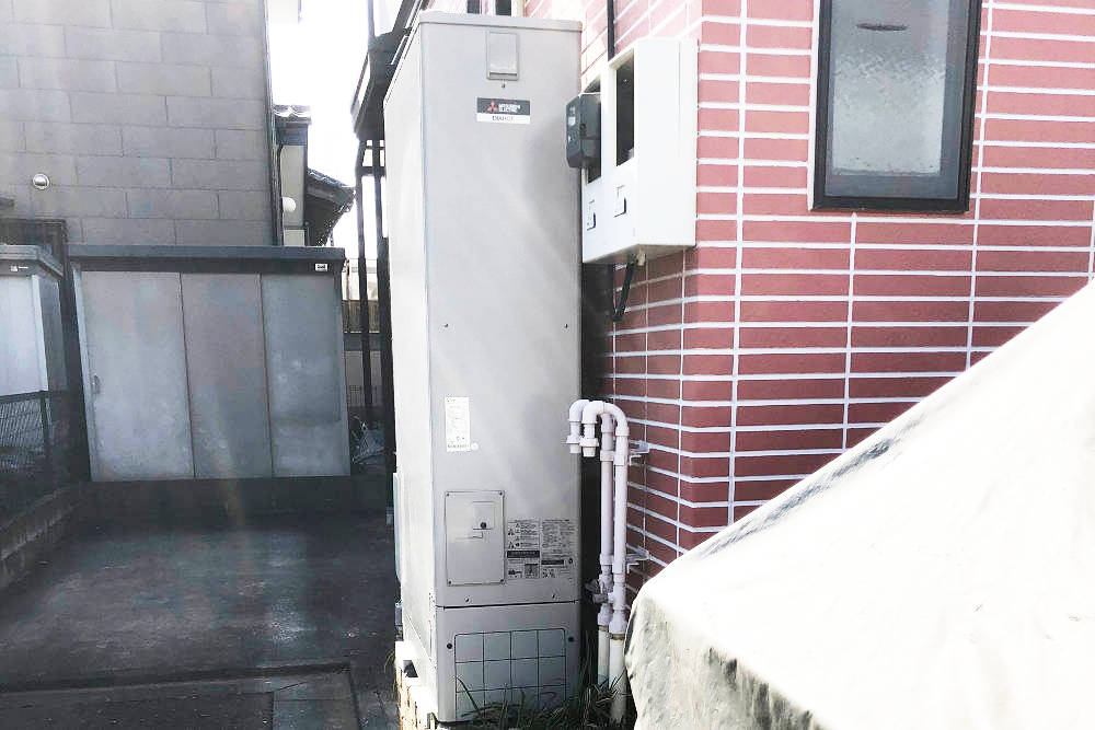 交換後のエコキュート