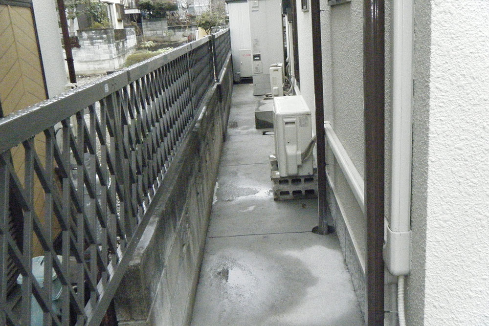 施工後の庭