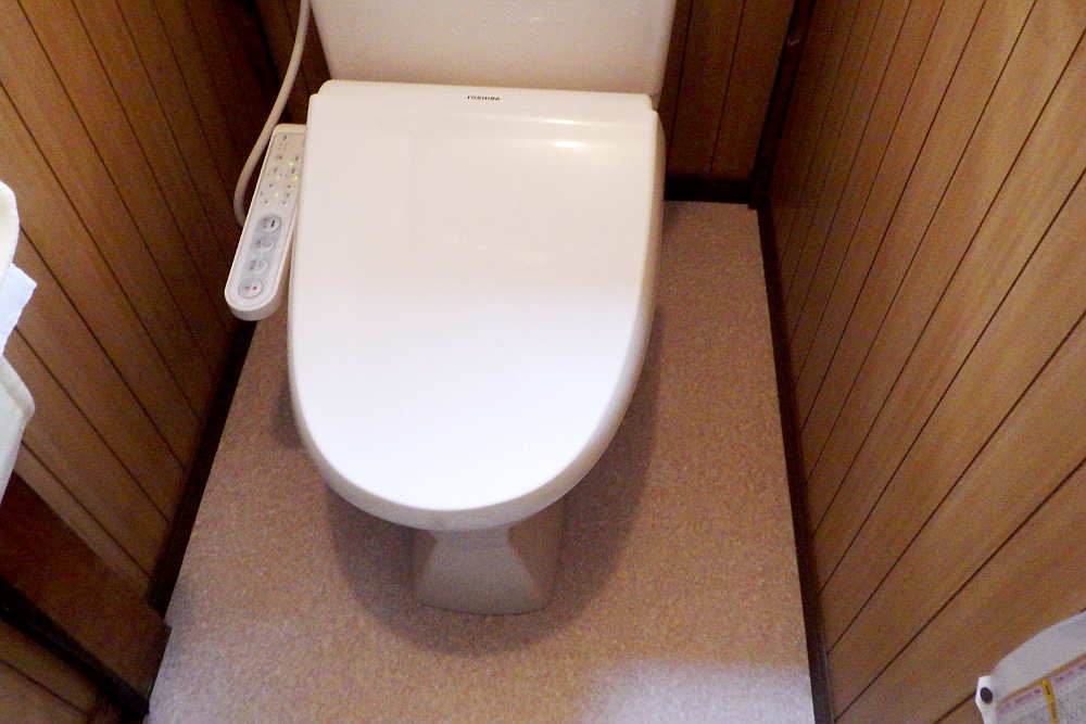 施工後のトイレ床
