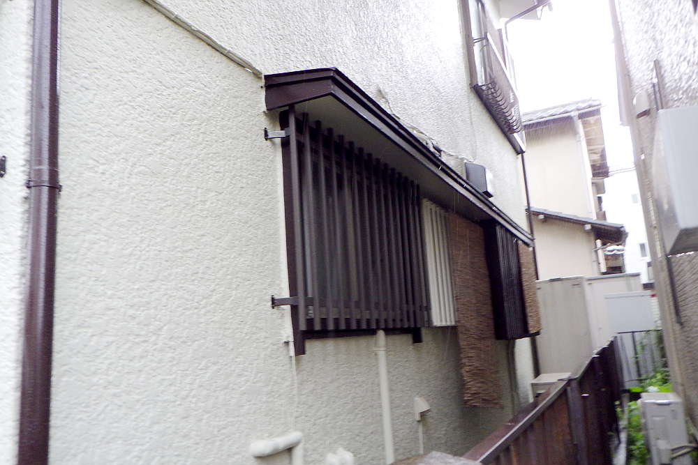 施工後の面格子