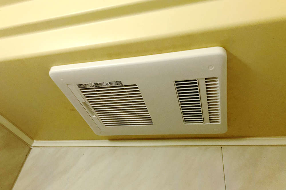 設置後の浴室暖房機