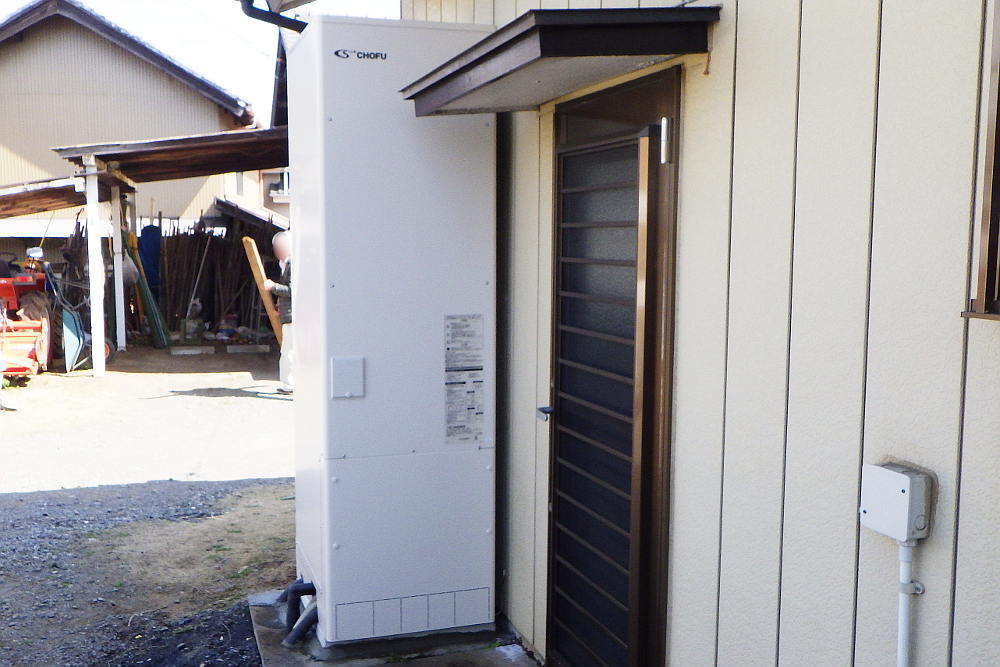 交換後のエコキュート