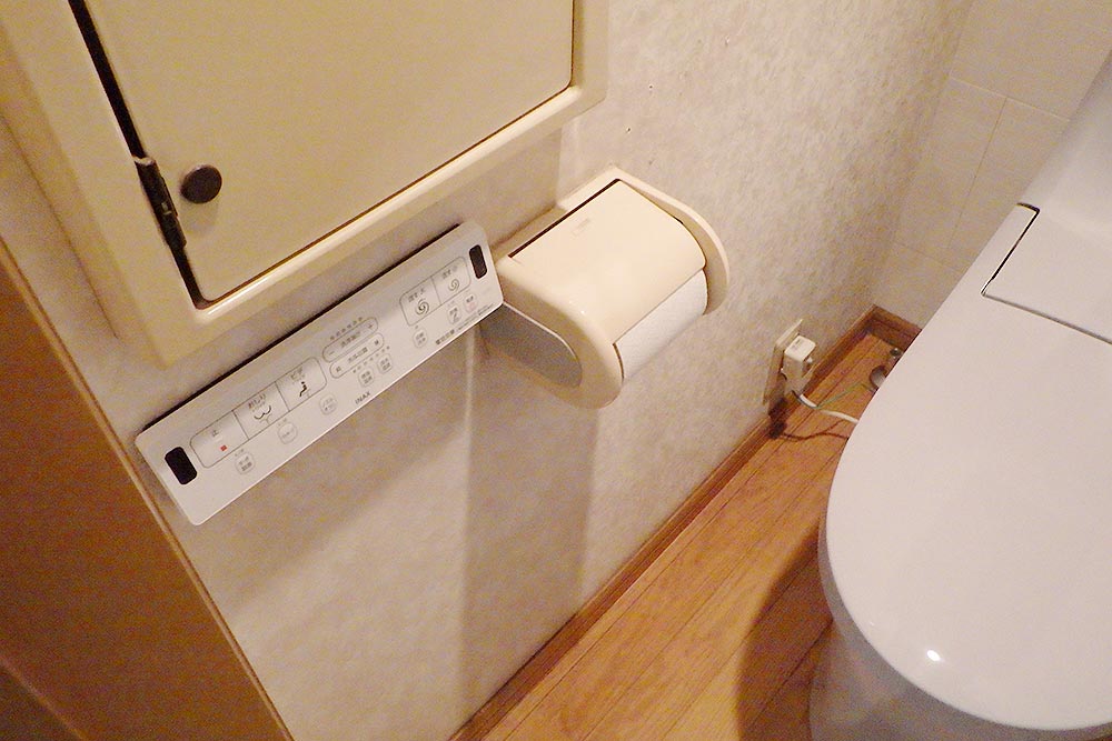 施工後のトイレリモコン