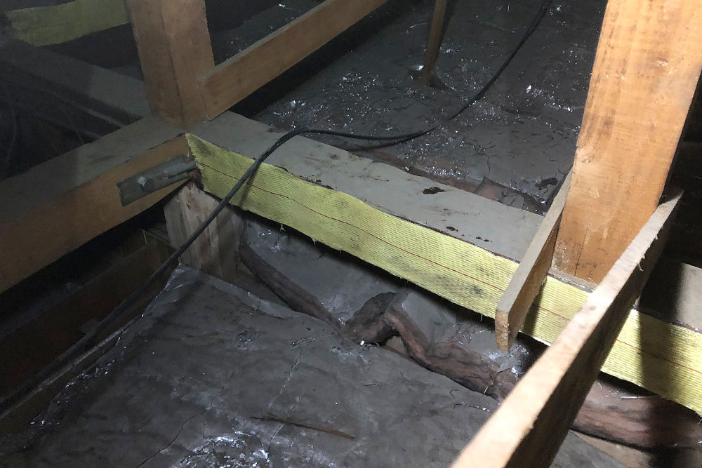 施工後の小屋裏