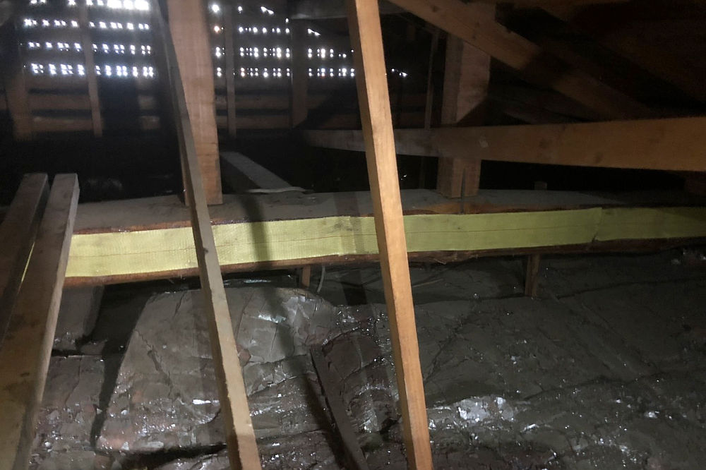 施工後の小屋裏