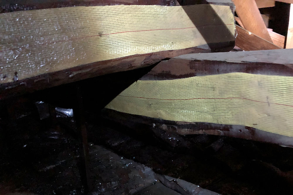 施工後の小屋裏