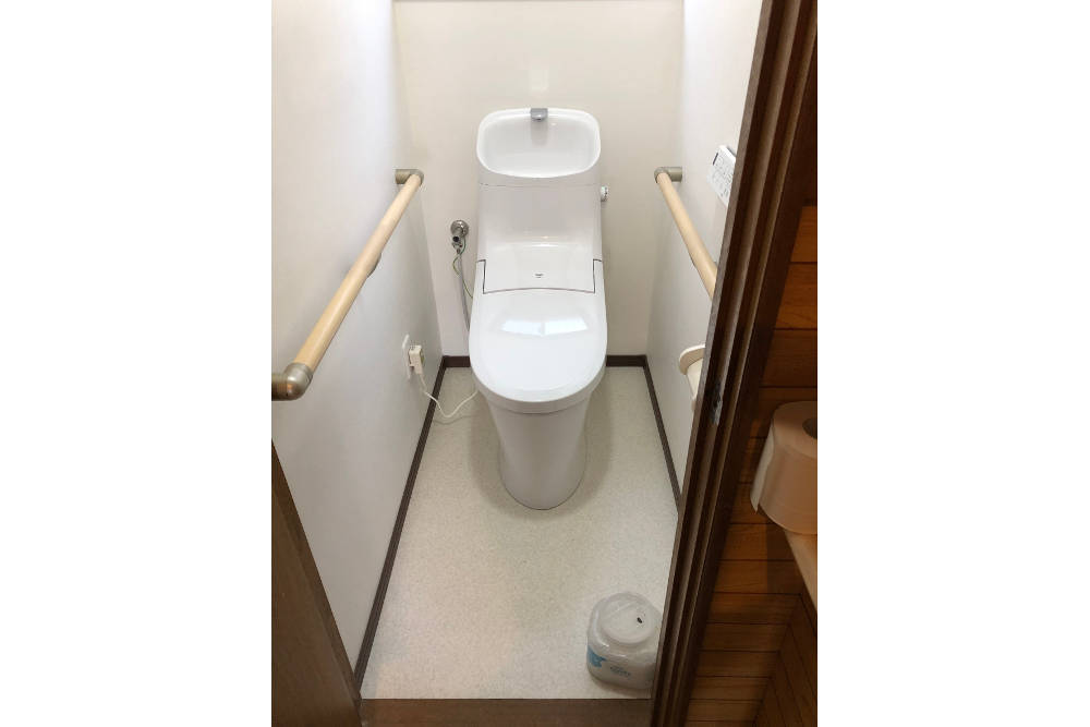 施工後の1Fトイレ