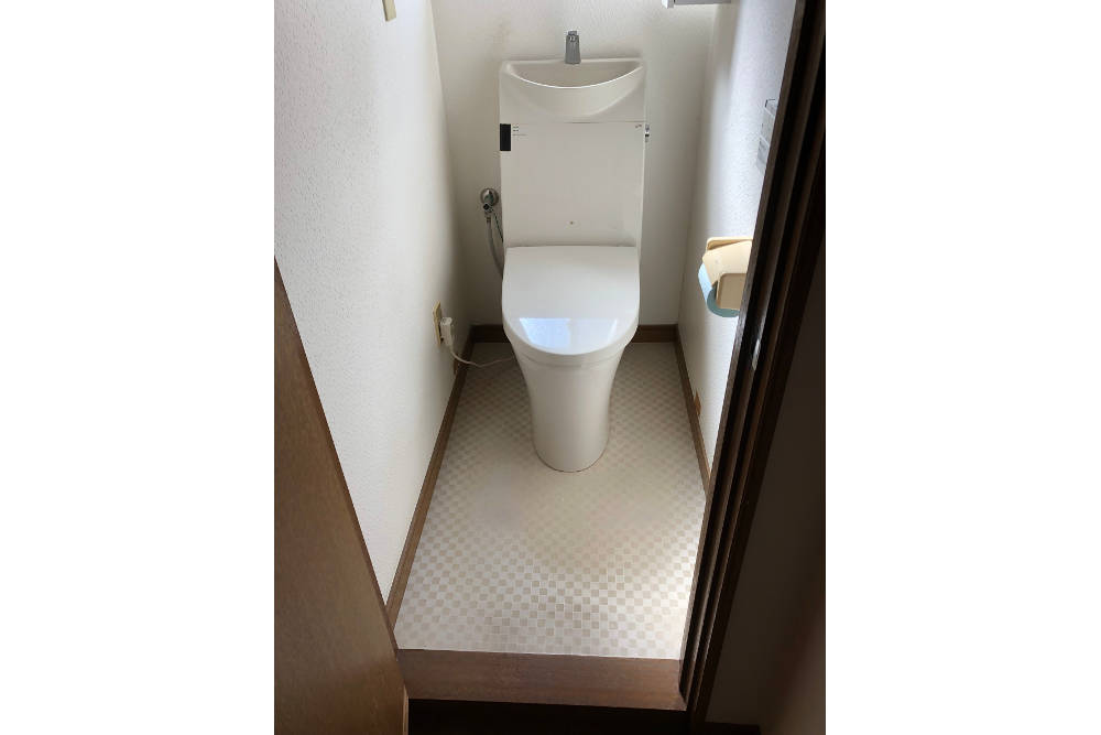 施工後の2Fトイレ