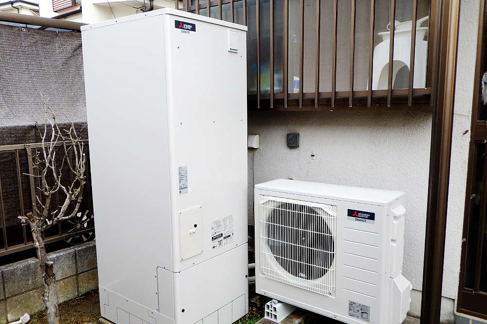 交換後のエコキュート