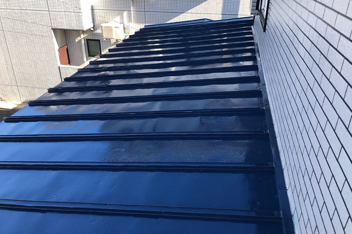 塗装後の屋根