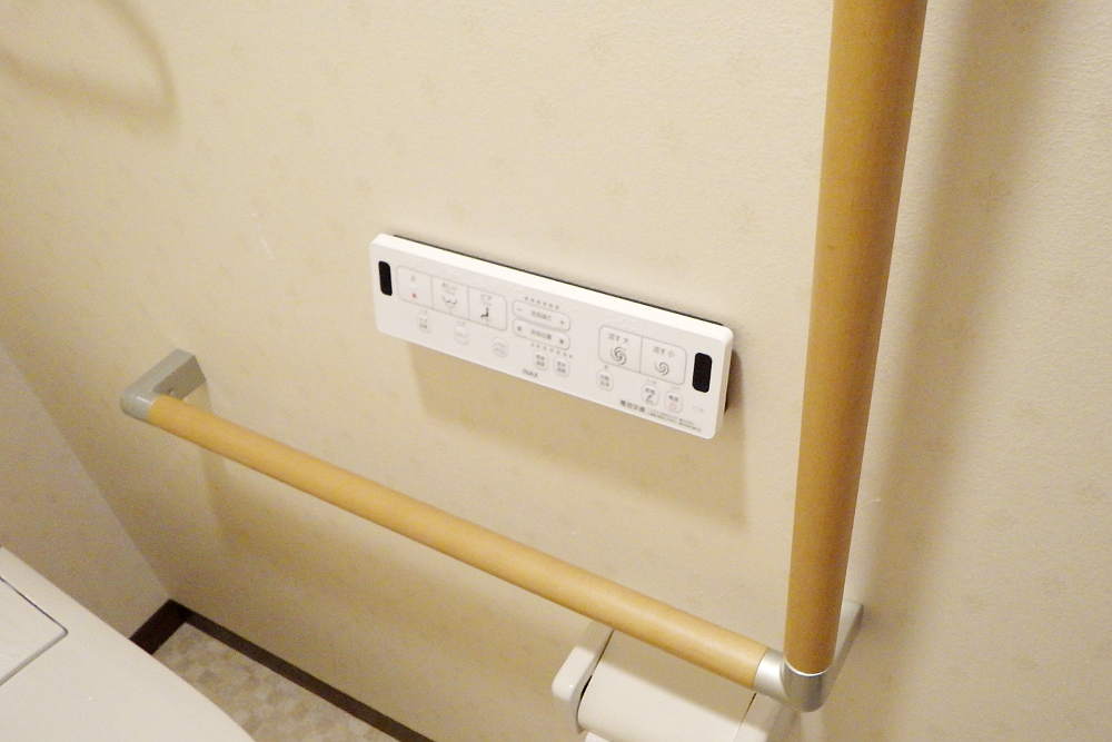 施工後のトイレリモコン