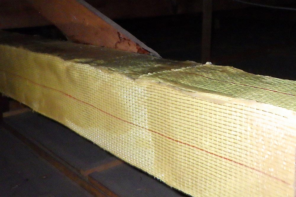 施工後の小屋裏木部