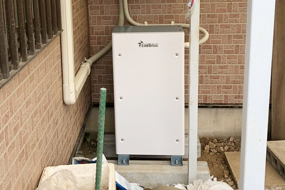 設置後の蓄電池