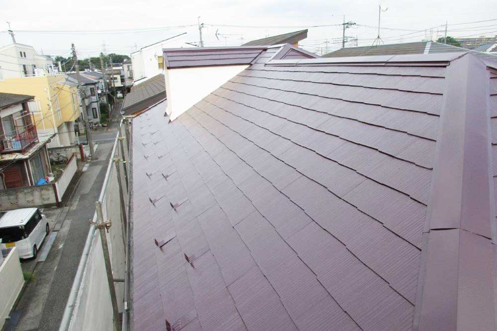 施工後の屋根