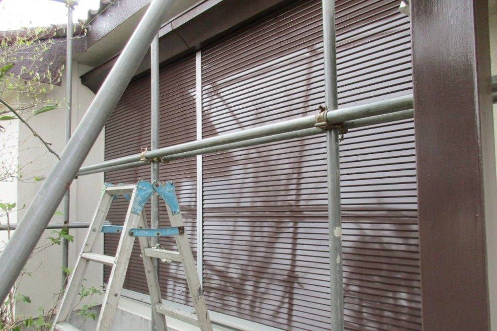 施工後の雨戸