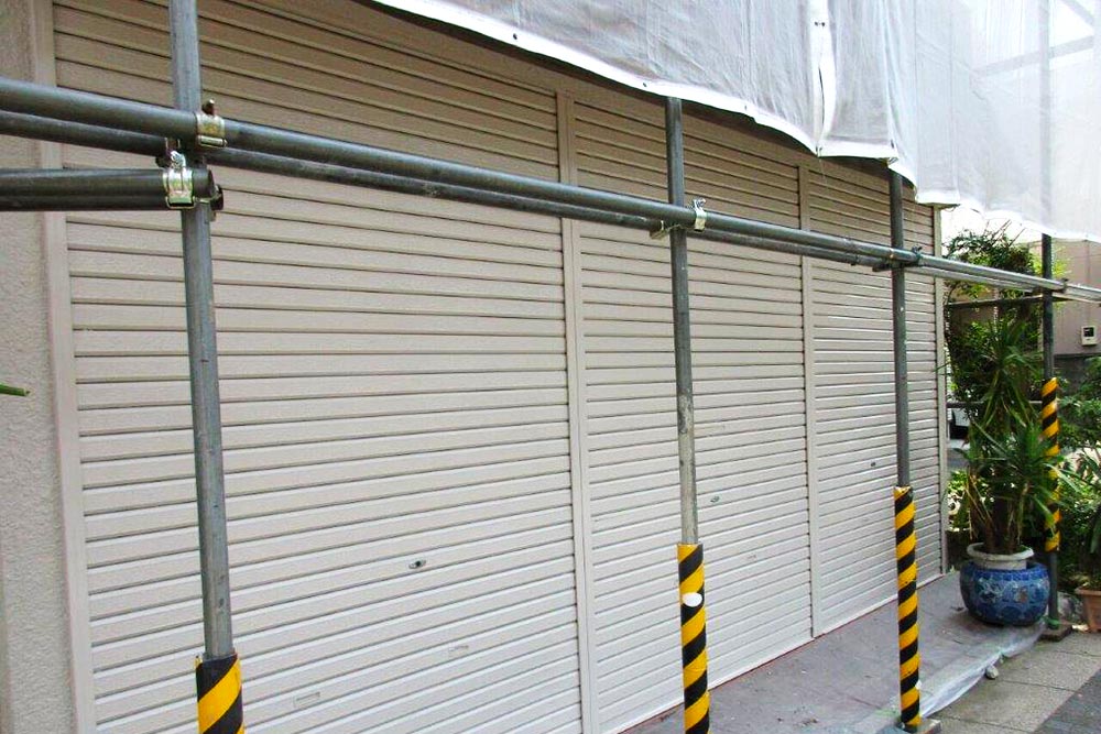 施工後のシャッター