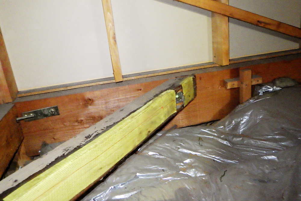 施工後の小屋裏木部