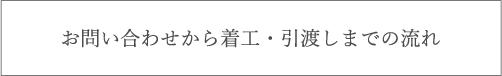 お問い合わせから着工・引渡までの流れ