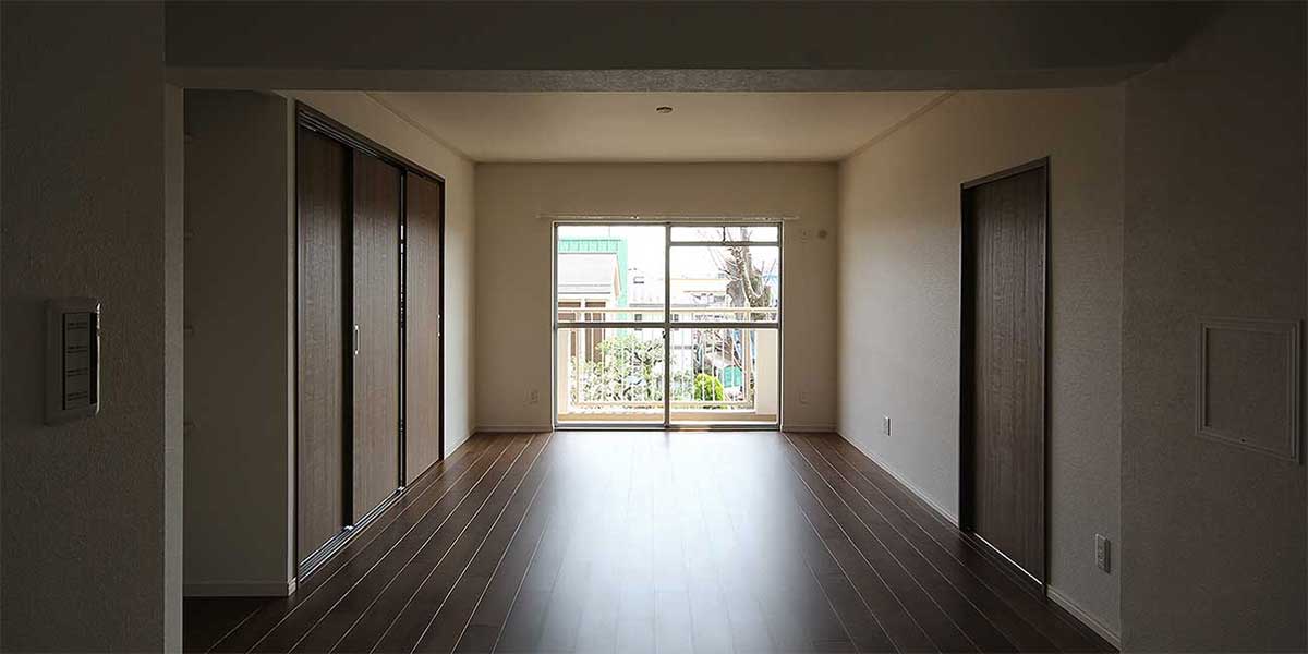 埼玉県蓮田市マンションの施工後のリビング