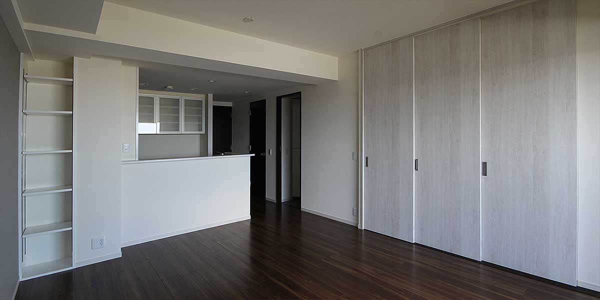 東京都葛飾区マンションの施工後のリビング