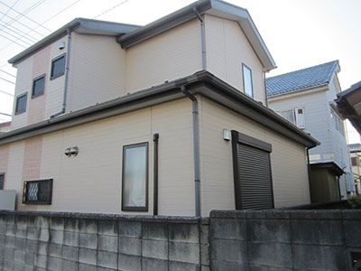 施工前の外壁