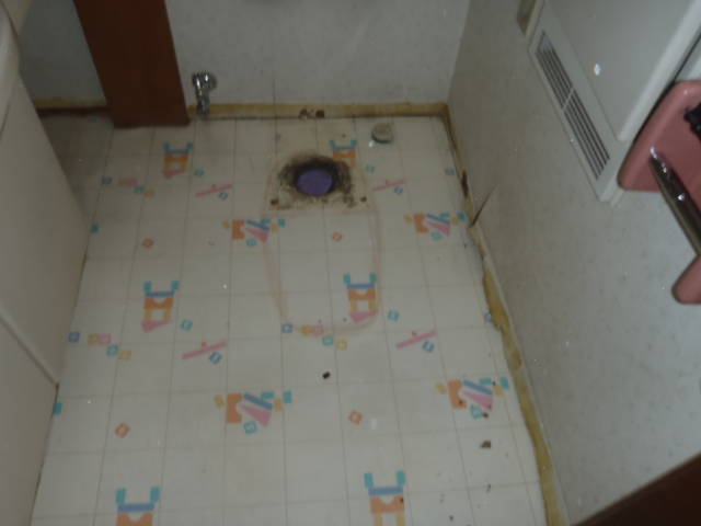 トイレ取り外し