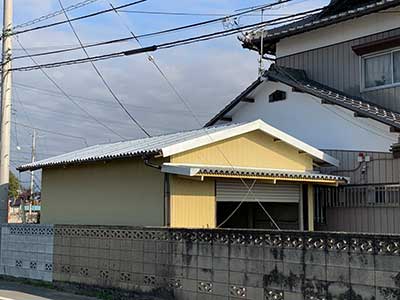 施工前のガレージ