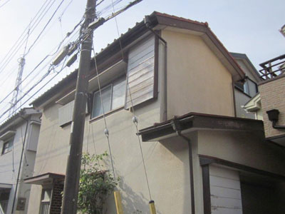 塗装前の外壁