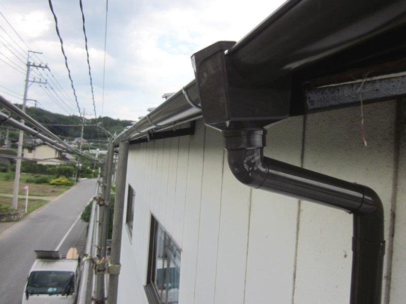 リフォーム後の雨樋