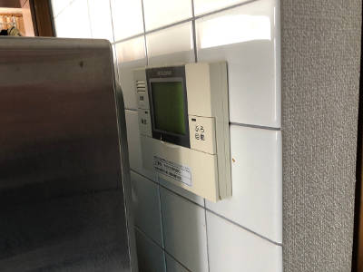 交換前のエコキュートリモコン