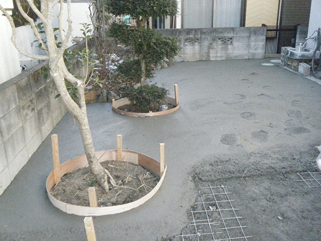 コンクリート打設