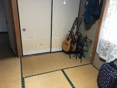 施工前の押入れ