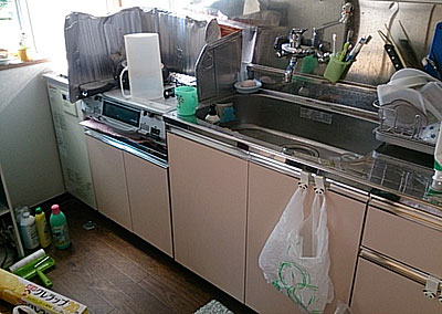 リフォーム前のキッチン