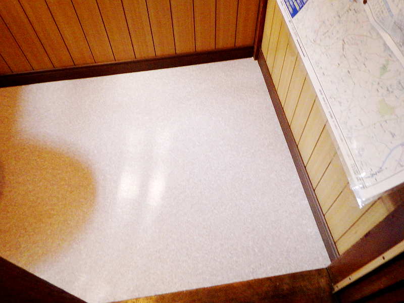 施工後のトイレ床