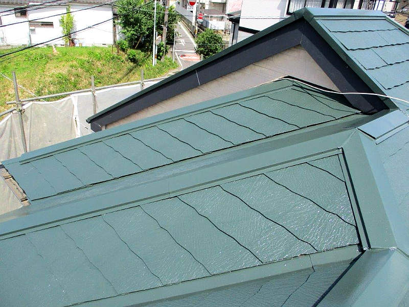 施工後の屋根