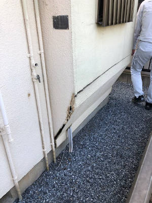 施工前の外壁