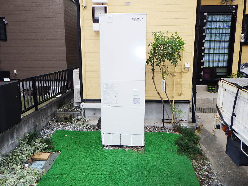 交換後のエコキュート