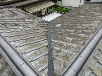 塗装前の屋根