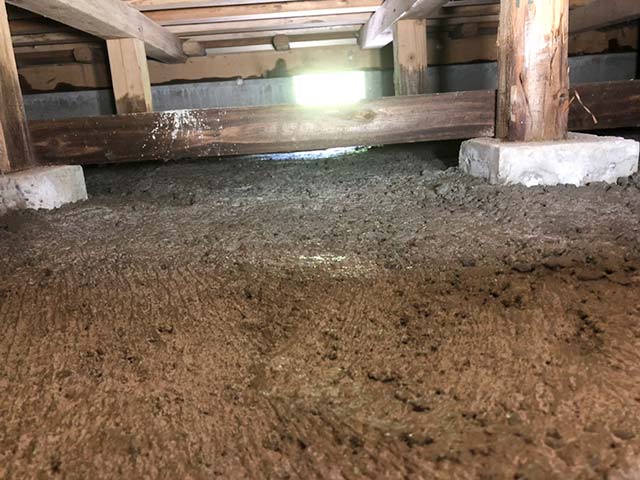 床下全体にベタ基礎