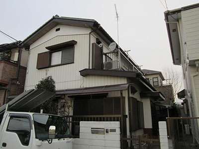 施工前の外壁