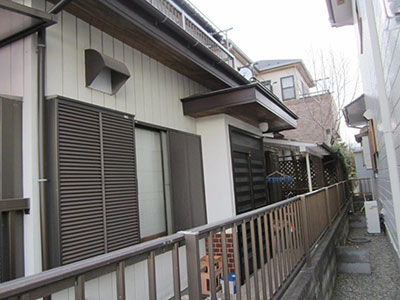 施工前の外壁