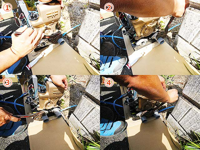バルブソケット取り付け