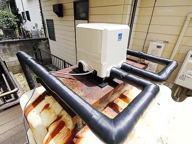 給水ポンプ交換工事完成