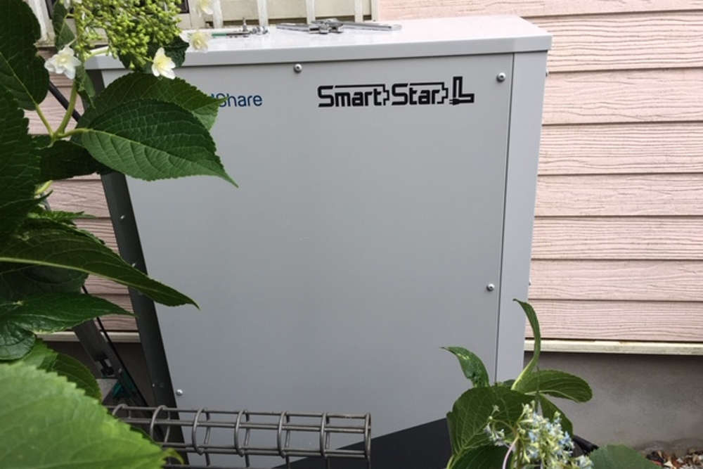 設置後の蓄電池