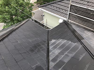 施工前のコロニアル屋根