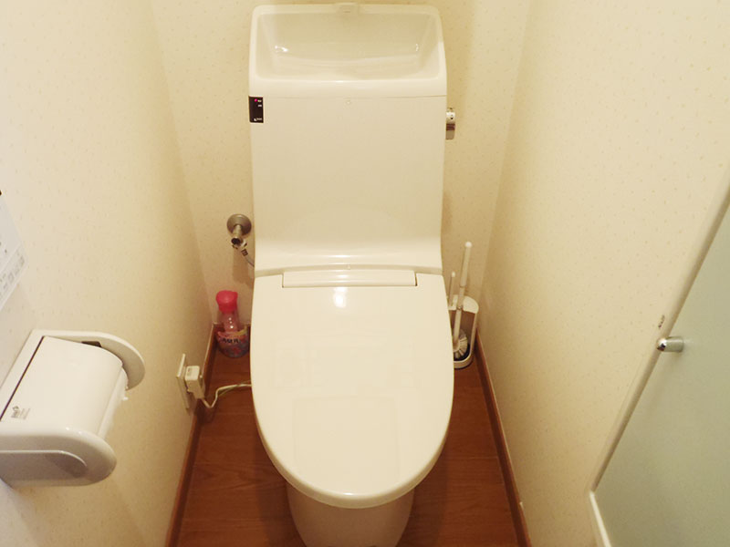 施工後のトイレ