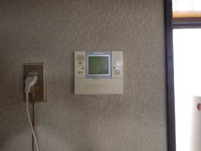 交換前のキッチン側リモコン