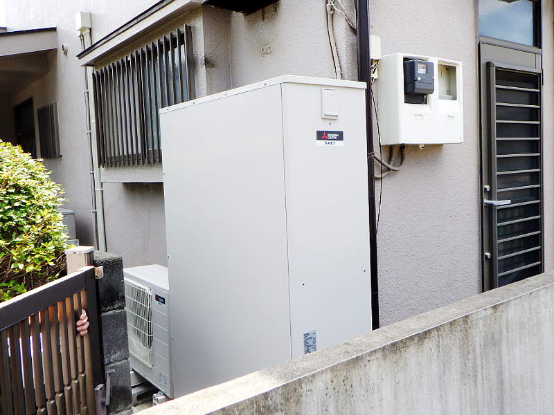交換後のエコキュート