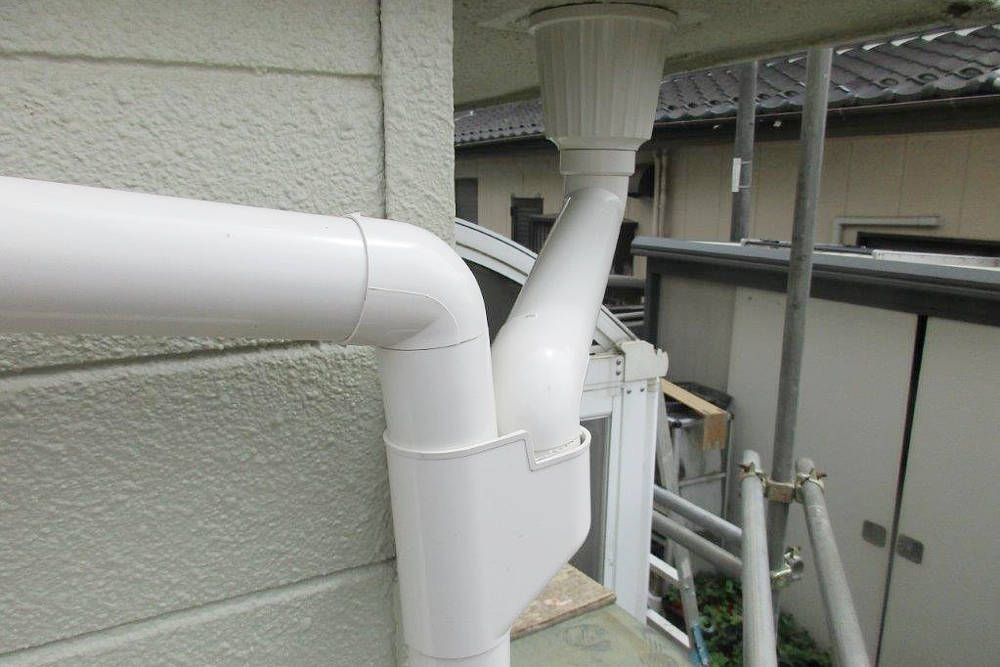 交換後の雨樋